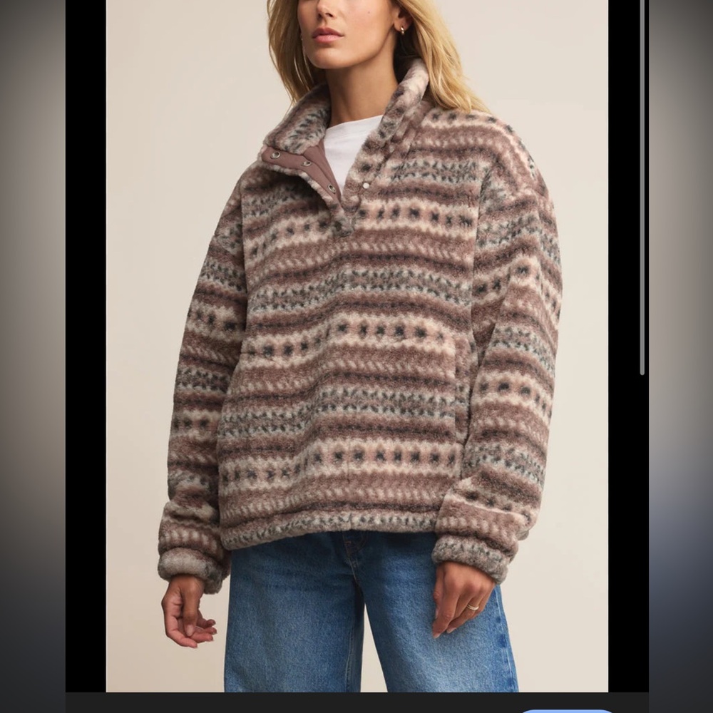 Z Supply NWT Z GLACIER FAUX FUR JACKET